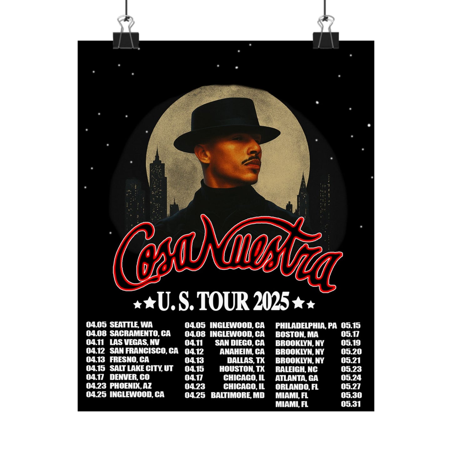 Laufey Tour Merch Silk Poster Print