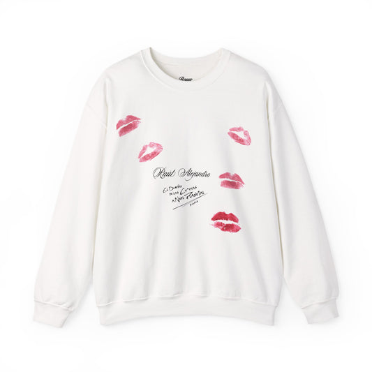 Laufey Tour Merch XOXO WHite Tour Crewneck