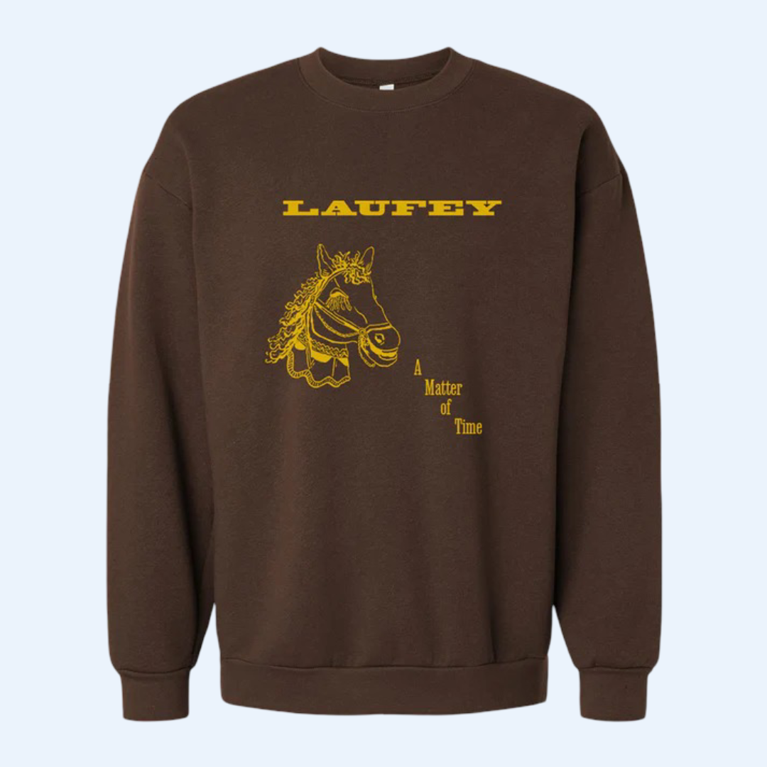 Laufey Tour Merch - A Matter of Time Tour Crewneck