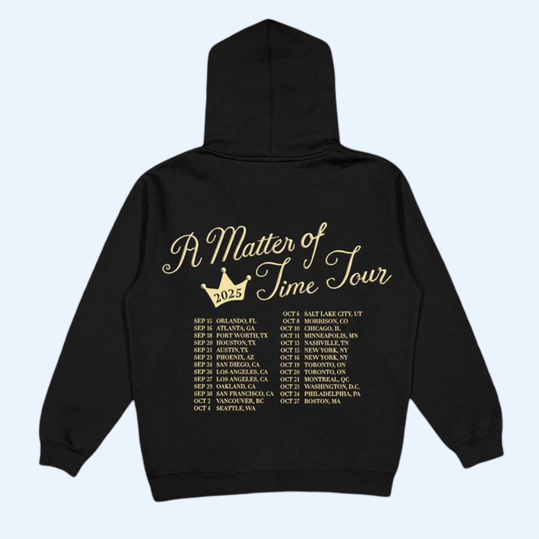 Laufey Tour Merch - A Matter of Time Tour Hoodie