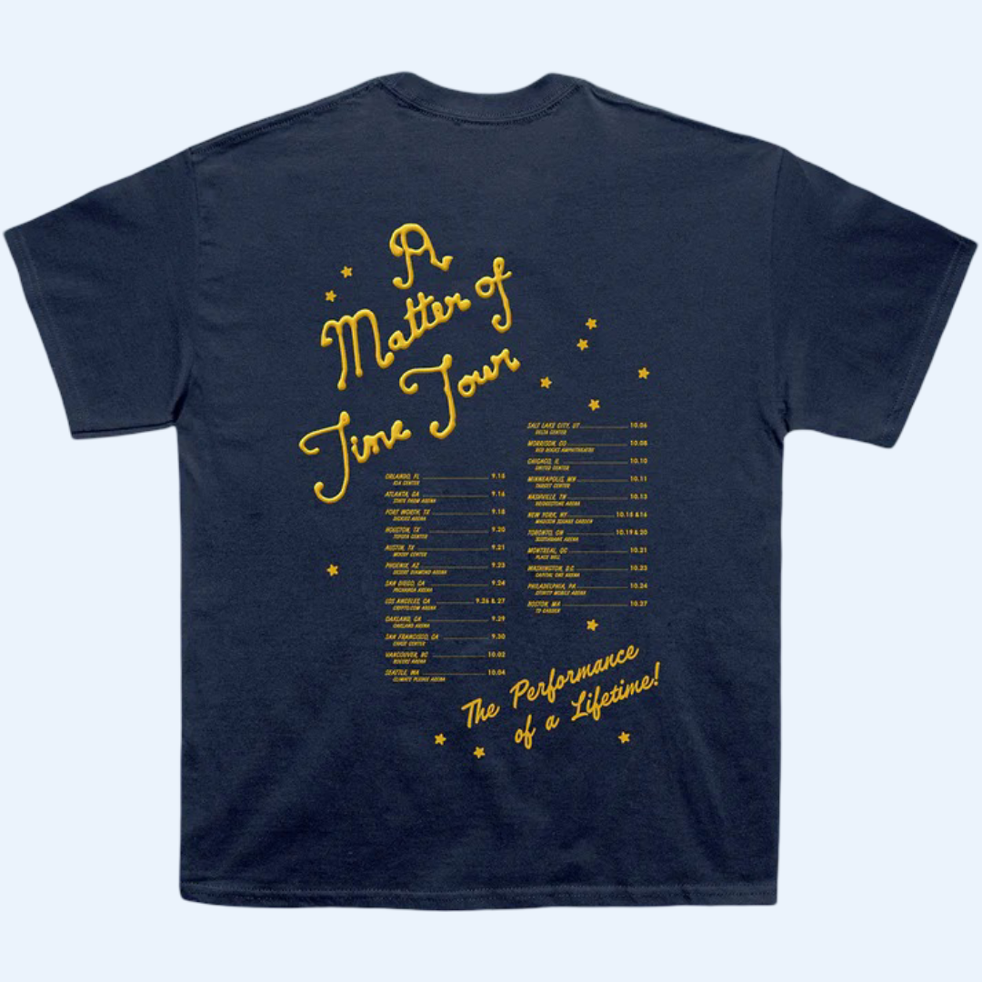 Laufey Tour Merch - A Matter of Time Tour Tee